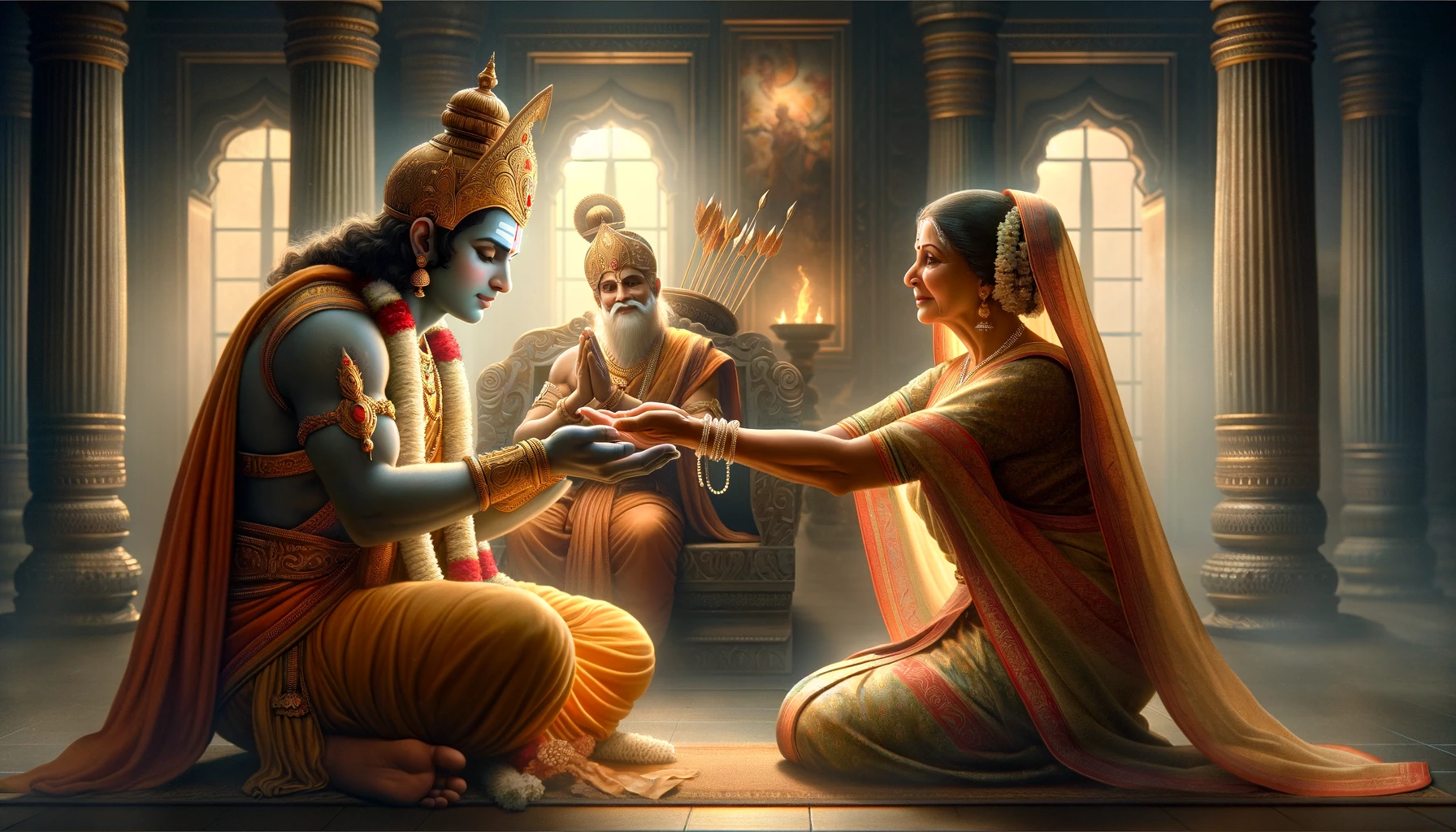 Kausalya Blesses Rama